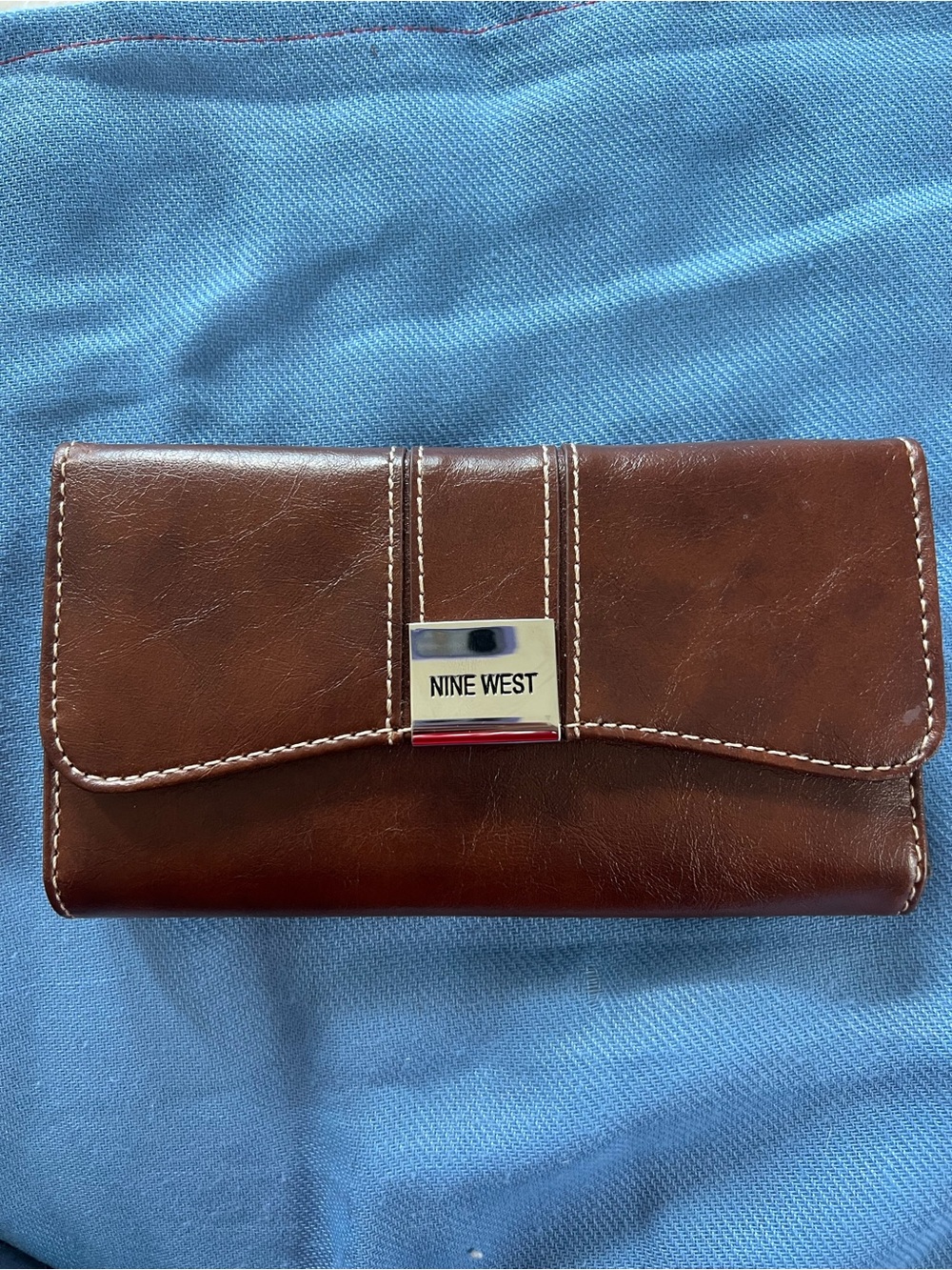 Nine West Brown Leather Wallet